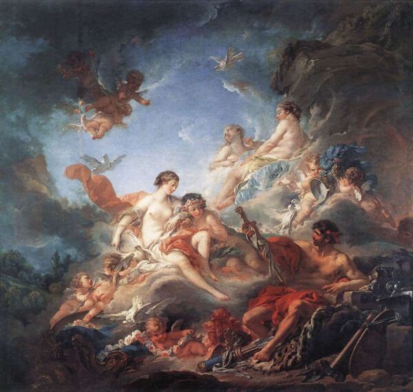 Vulcan Presenting Arms to Venus for Aeneas - François Boucher