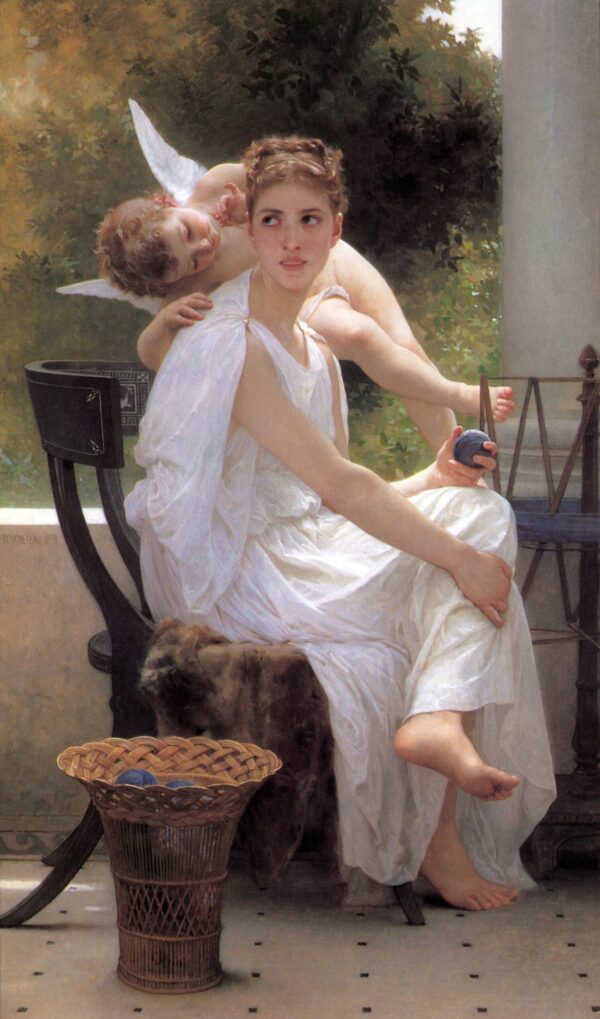 The Interrupted Work - William Bouguereau