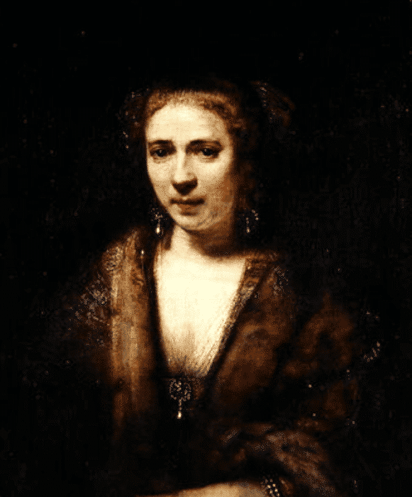 Portrait of Hendrikje Stoffels - Rembrandt van Rijn