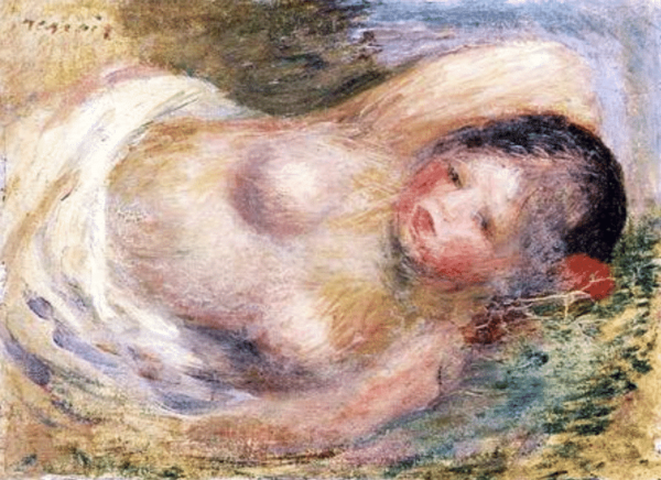 Reclining Nude of Pierre - Pierre-Auguste Renoir