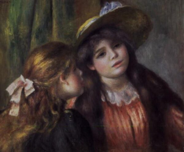 Portrait of Two Girls - Pierre-Auguste Renoir