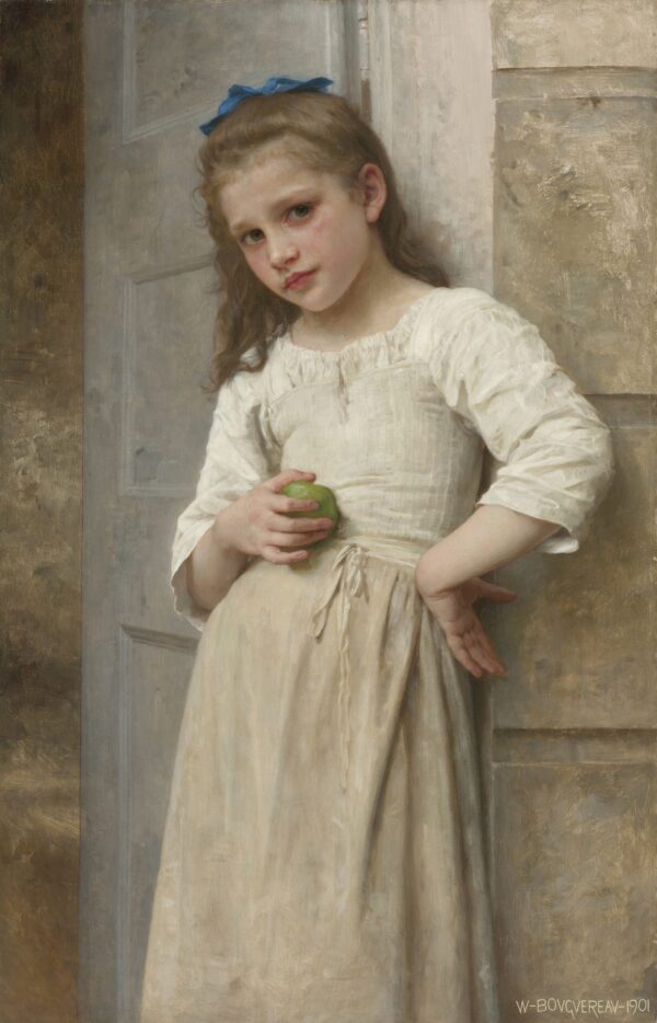 Yvonne at the Doorstep - William Bouguereau