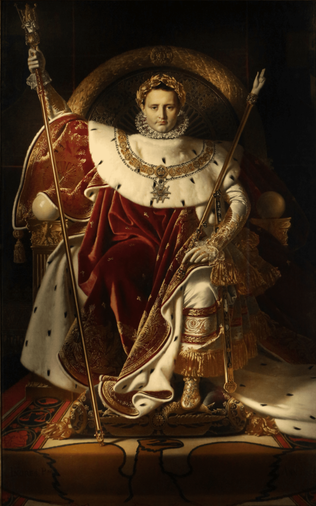 Portrait of Napoleon on the Imperial Throne – Jean-Auguste-Dominique Ingres