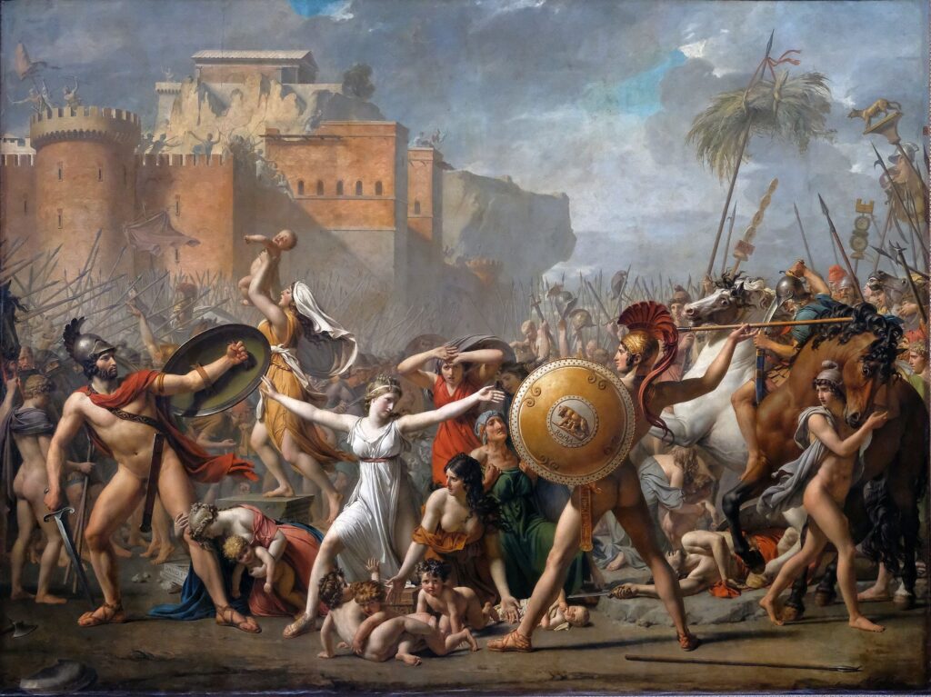 The Intervention of the Sabine Women – Jacques-Louis David