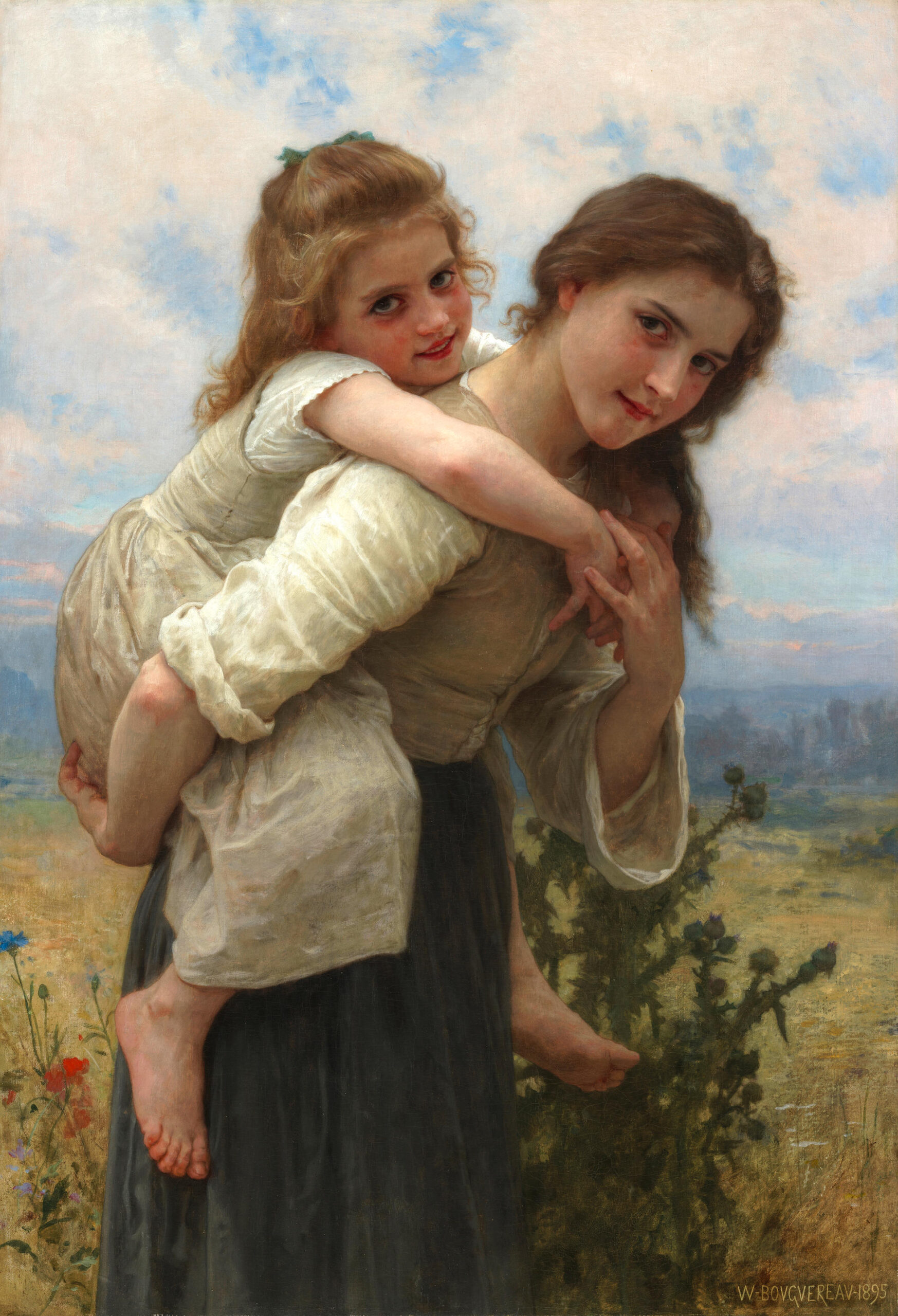 A Pleasant Burden – William Bouguereau