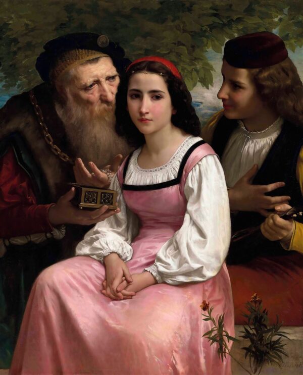 Between Wealth and Love – William Bouguereau