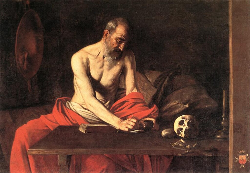 Saint Jerome Writing – Caravaggio