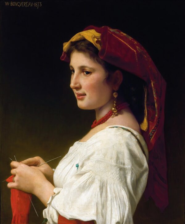 The Little Knitter – William Bouguereau