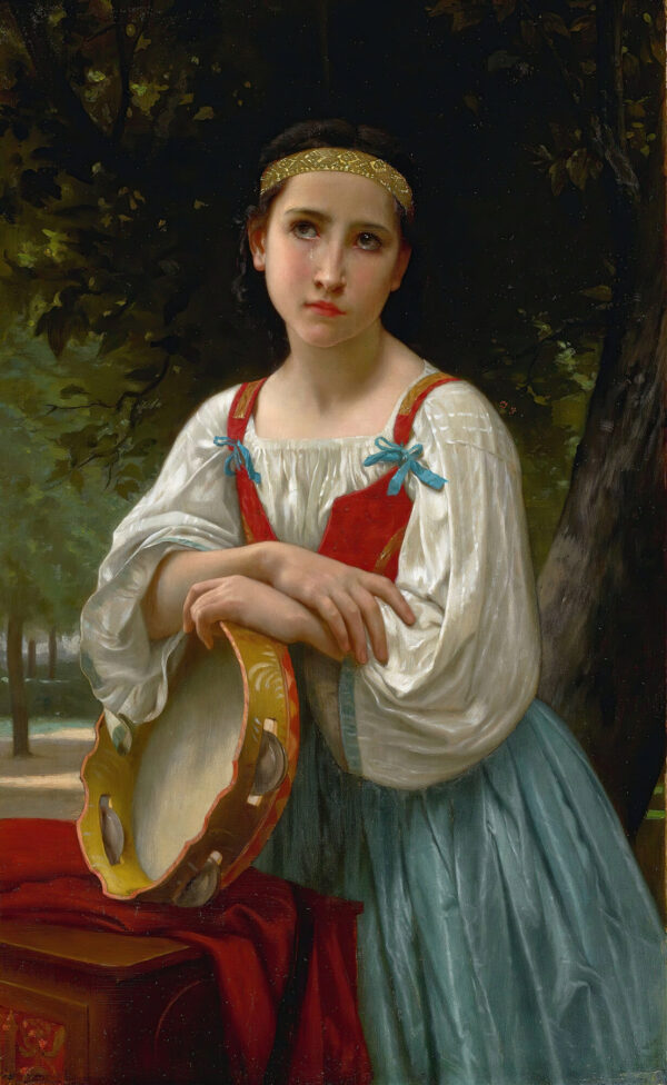 Bohemian at the Basque Drum – William-Adolphe Bouguereau