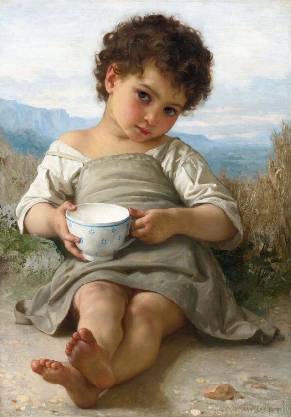 The Cup of Milk – William-Adolphe Bouguereau