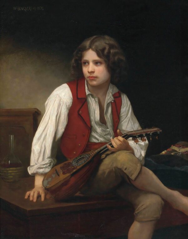 Italian with a Mandolin – William Bouguereau