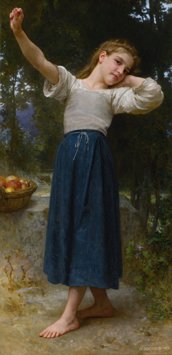 The Lazy Woman – William-Adolphe Bouguereau