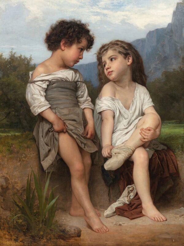 By the Stream – William Bouguereau