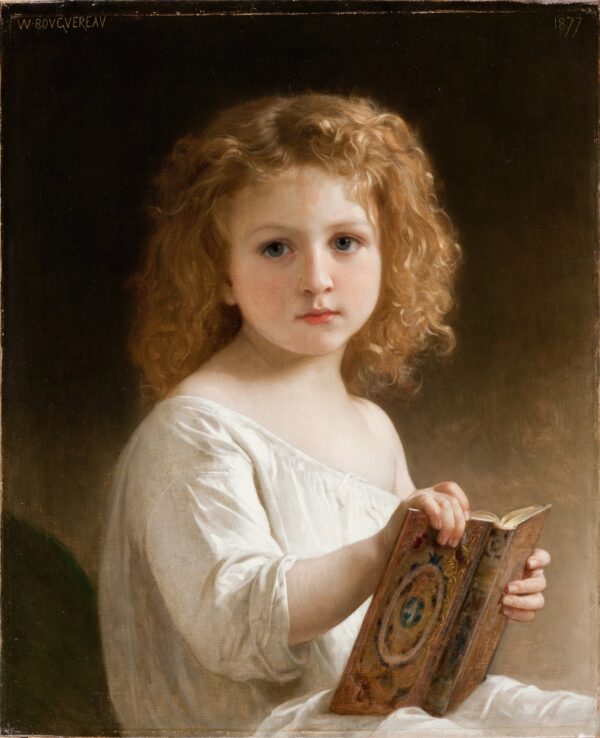 The Story Book – William Bouguereau