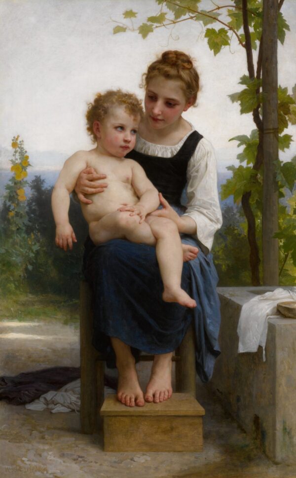 Before the Bath – William Bouguereau