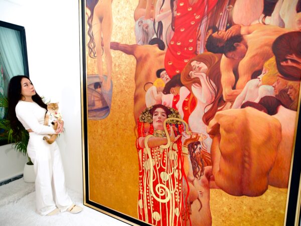 The Medicine – A Reimagined Gustav Klimt Masterpiece by Master Apollon | 180 x 270 cm - Image 10