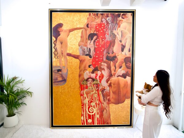 The Medicine – A Reimagined Gustav Klimt Masterpiece by Master Apollon | 180 x 270 cm - Image 5