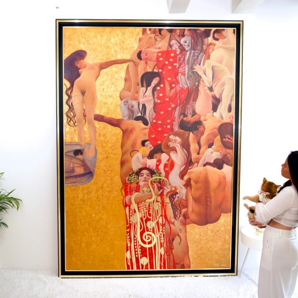 The Medicine – A Reimagined Gustav Klimt Masterpiece by Master Apollon | 180 x 270 cm - Image 2