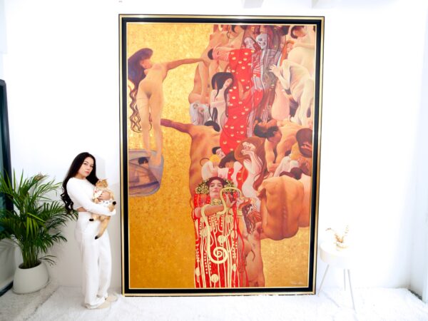 The Medicine – A Reimagined Gustav Klimt Masterpiece by Master Apollon | 180 x 270 cm - Image 8