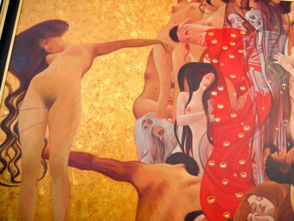 The Medicine – A Reimagined Gustav Klimt Masterpiece by Master Apollon | 180 x 270 cm - Image 13