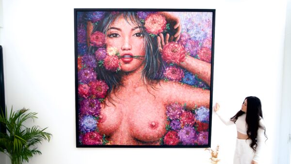 Love in Bloom – Kesorn | 200 x 200 cm - Image 3