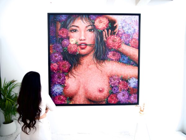 Love in Bloom – Kesorn | 200 x 200 cm - Image 6