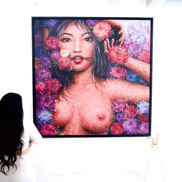 Love in Bloom – Kesorn | 200 x 200 cm - Image 7