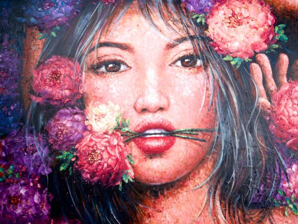 Love in Bloom – Kesorn | 200 x 200 cm - Image 12