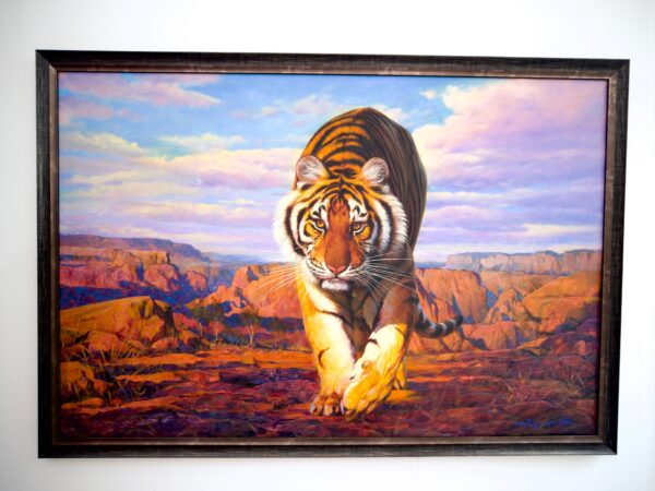 Tiger on the Hunt – Somchai - 150 x 100 cm - Image 2