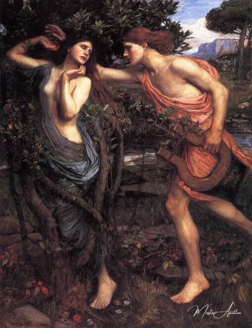 Apollon et Daphné - John William Waterhouse Reproductions de tableaux à la peinture à l’huile