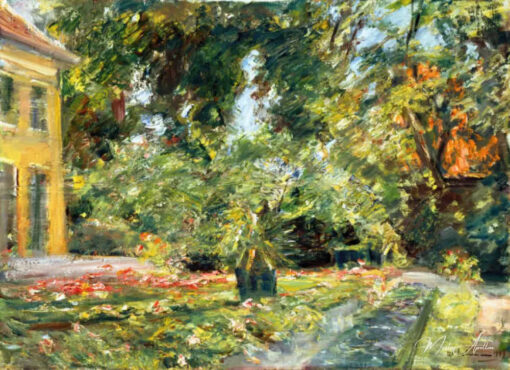 Jardin à Wannsee - Max Liebermann - Reproductions de tableaux et peintures haut de gamme