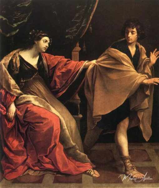 Joseph et la femme de Potiphar - Guido Reni Reproductions de tableaux à la peinture à l’huile