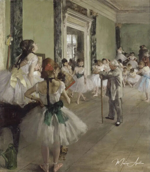 La Classe de danse - Edgar Degas - Reproductions de tableaux et peintures haut de gamme