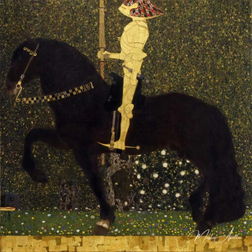 Le chevalier d'or - Gustav Klimt - Reproductions de tableaux et peintures haut de gamme