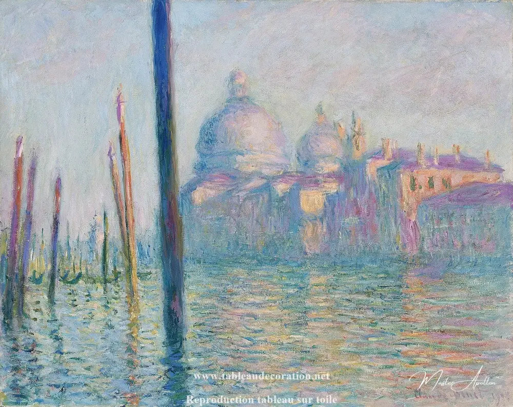 The Grand Canal Venice - Claude Monet