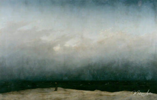 Le Moine au bord de la mer - Caspar David Friedrich - Reproductions de tableaux et peintures haut de gamme