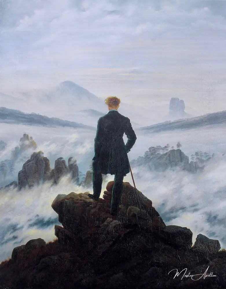 The Wanderer above the Sea of Fog - Caspar David Friedrich