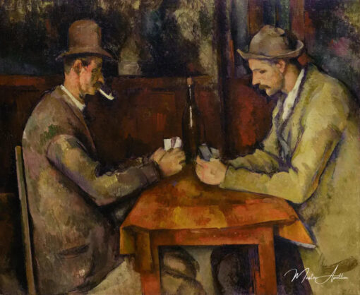 Les Joueurs de cartes - Paul Cézanne - Reproductions de tableaux et peintures haut de gamme