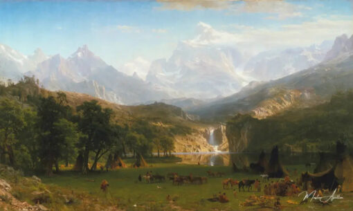 Les Montagnes Rocheuses, Lander's Peak - Albert Bierstadt - Reproductions de tableaux et peintures haut de gamme