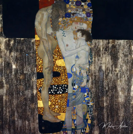 Les Trois Âges de la femme - Gustav Klimt - Reproductions de tableaux et peintures haut de gamme