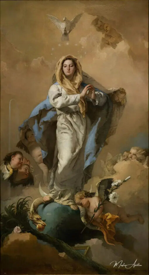 L'Immaculée Conception - Giambattista Tiepolo - Reproductions de tableaux et peintures haut de gamme