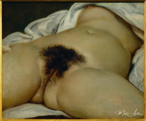 L'Origine du monde - Gustave Courbet - Reproductions de tableaux et peintures haut de gamme