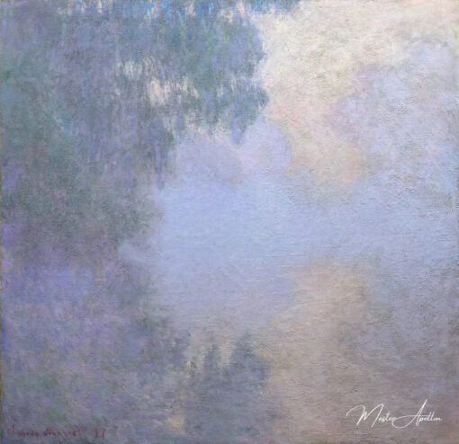 Matinée sur la Seine - Claude Monet - Reproductions de tableaux et peintures haut de gamme