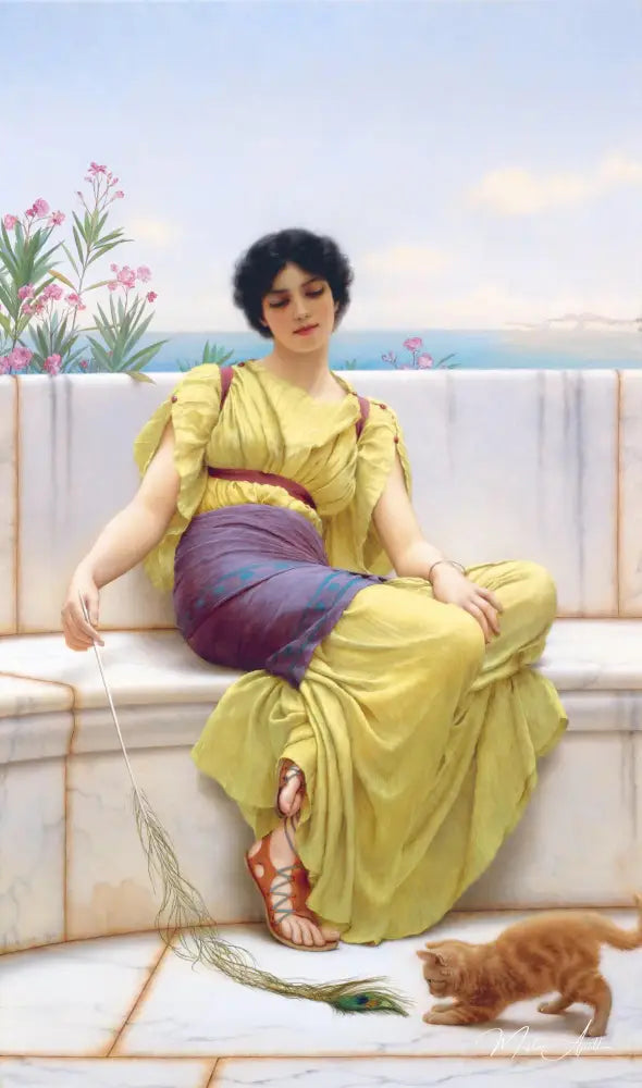 Idleness - John William Godward