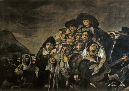 Procession à l'ermitage saint Isidore - Francisco de Goya - Reproductions de tableaux et peintures haut de gamme