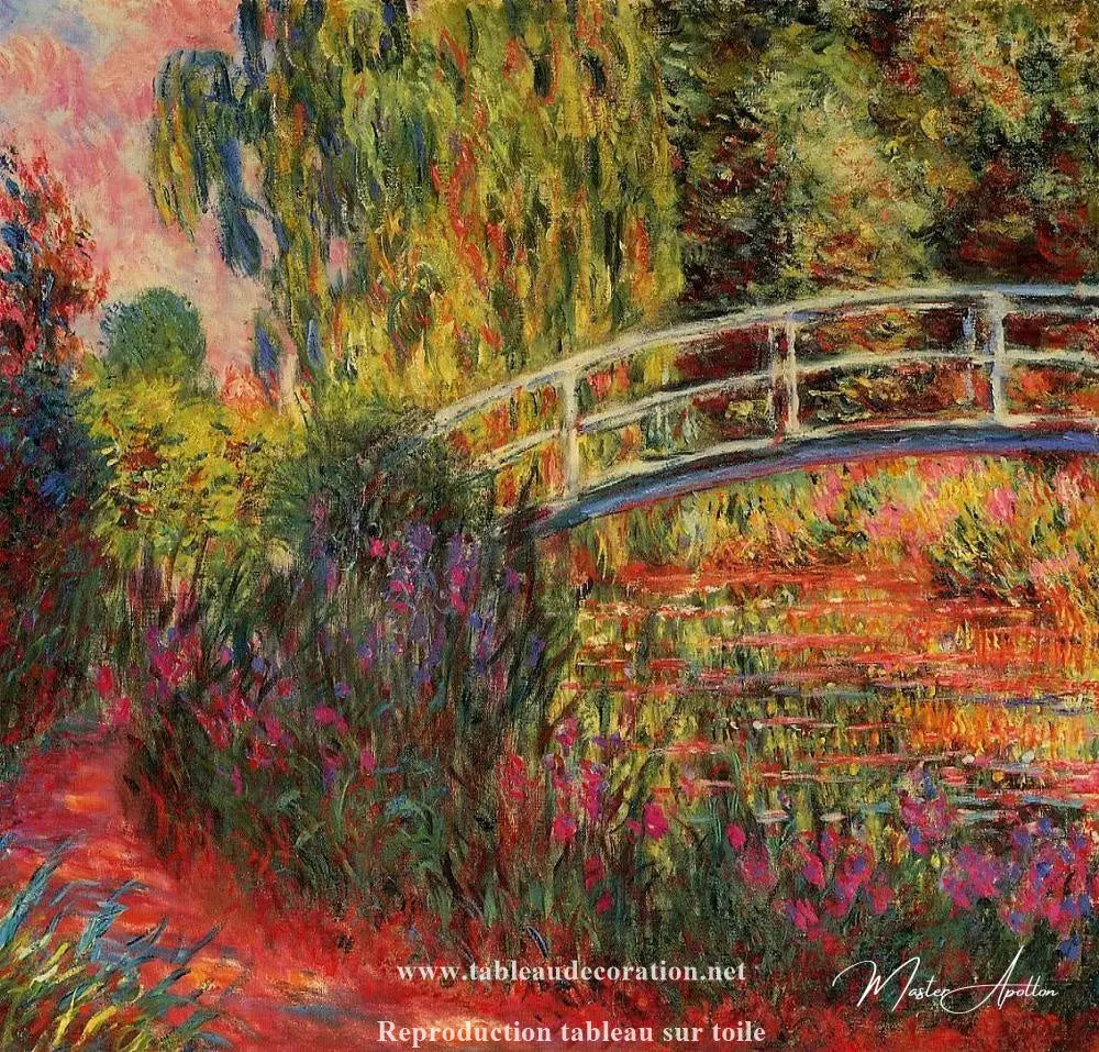 Japanese Footbridge at Giverny - Monet