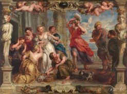 Achille découvert par Ulysse parmi les filles de Lycomède - Peter Paul Rubens - Reproductions de tableaux et peintures haut de gamme