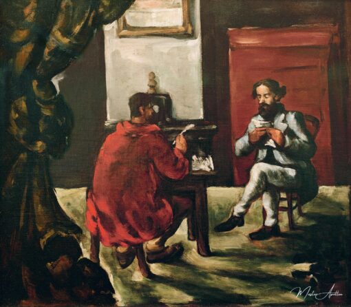 Alexis chez Zola - Paul Cézanne - Reproductions de tableaux et peintures haut de gamme