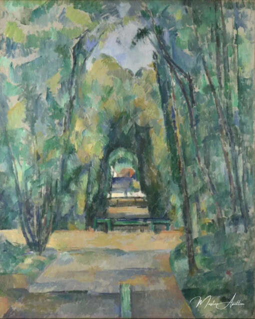 Allée à Chantilly - Paul Cézanne - Reproductions de tableaux et peintures haut de gamme