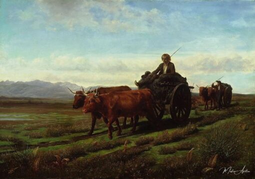 Going to Market - Rosa Bonheur - Reproductions de tableaux et peintures haut de gamme